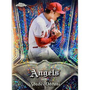 SHOHEI OHTANI REFRACTOR PINSTRIPED CLUB PLAQUES 2022 TOPPS CHROME #P-1, ANGELS